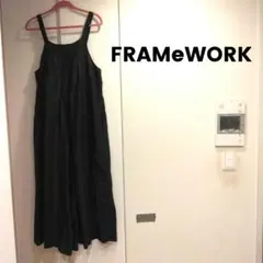 FRAMeWORK コットン リネン サロペット オールインワン