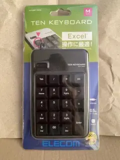 ELECOM テンキーボード USB接続 ブラック