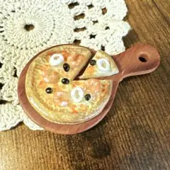 ミニチュア　シーフードピザプレート