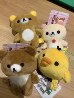 リラックマコリラックマキイロイトリチャイロイコグマラウンドワン限定ゴムひも付き