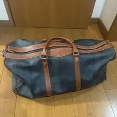 激レア✨️ 90s POLO COUNTRY ボストンバッグ チェック ロゴ刻印