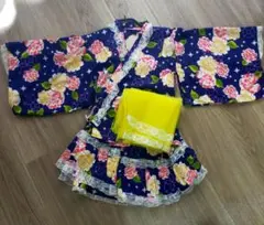 フリル付き浴衣ドレス セパレート 140cm