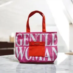 GENTLEWOMAN ジェントルウーマン トートバッグ ピンクオレンジ