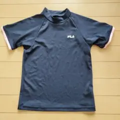 FILA ラッシュガード 140 ネイビー/ピンク