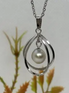 本真珠パール/クリームカラー/ペンダントネックレス