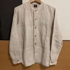 Django Atour ノーカラーリネンシャツ sizeS 日本製