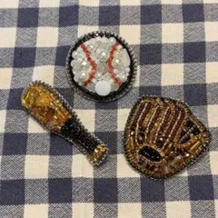 ビーズ刺繍 ブローチ ハンドメイド ブローチ