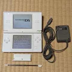 美品　ニンテンドーDS Lite ホワイト 本体　充電器セット
