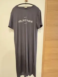 GELATO PIQUE マキシ丈ワンピース　ルームウェア