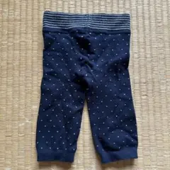 無印良品　MUJI ベビー レギンス　スパッツ ネイビー　80 90