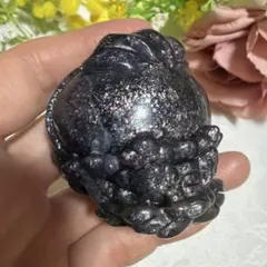 希少 高品質 ブラッドショットアイオライトサンストーン スフィア