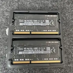 4GB×2枚 PC3L-14900S メモリー SK hynix