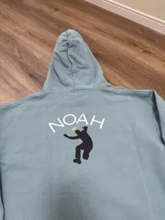 NOAH グレー フルジップパーカー L NOAH】 CLASSIC LIGHTWEIGHT ZIP-UP HOODIE ☆ COTTON 100% (NOAH