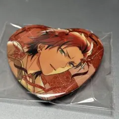 鬼龍紅郎 ラメキラハート 缶バッジ ハート缶バッジ ポップアップ