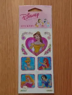 【新品未使用】ディズニープリンセス　キラキラシール
