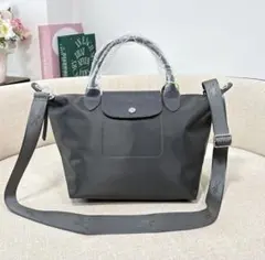 新品 ロンシャン ル プリアージュ ネオ S ダークグレー 2WAY ショルダーのサムネイル