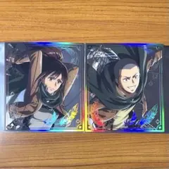 進撃の巨人　バンダイナムコ　コニー　サシャ　色紙