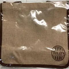 タリーズオリジナル麻風ミニトートバッグ