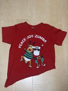 ZUMBA PEACE JOY Tシャツ M/L デザインリメイク