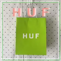 HUFハフUS限定ショッピングペーパーバッグショップ袋１点物のサムネイル