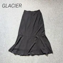 GLACIER グラシア ☆ ㈱ハニーズ ドット柄マーメイドスカート ブラック