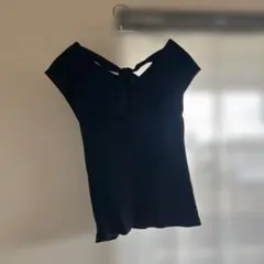 NICE CLAUP バックリボン　Tシャツ