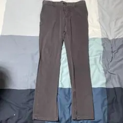 Magine マージン　ジッパー付きダークグレー チノパン