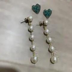 アクセサリーセット（リボン・イヤリング・カチューシャ・ピアス） 5点