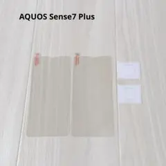 AQUOS Sense7 Plus ガラスフィルム 2枚 レンズフィルム 2枚