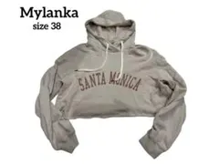 【最終値下げ】Mylankaミランカ　ショート丈パーカー　サイズ38
