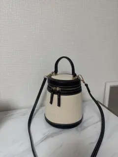 ZARA コントラストボックスバッグ