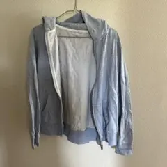 しまむら CLOSSI パーカー LL 水色
