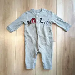 Ralph Lauren グレー ロンパース 6M　70