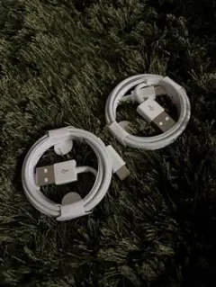 USB Lightningケーブル 2本 iPhone 充電器 タイプC 新品