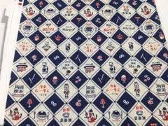 KOKKA シーチング 生地 ウタカタ レトロ 2m (喫茶柄・昭和)