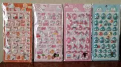 サンリオ シール ぷっくり 4種類セット キティ マイメロ ハンギョドン ⑩