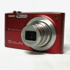 CASIO EXILIM EX-Z200 赤 箱説付 純正レザーケース付のサムネイル
