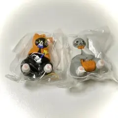 カルディKALDIココアチョコチップクッキーマスコットチャーム　猫セット