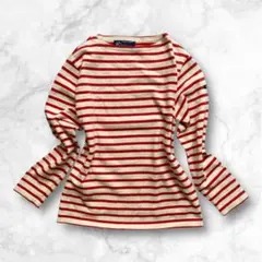 SAINT JAMES ウエッソン バスクシャツ レッド 小さめT0 フランス製