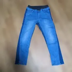 140cm　MPS デニムブルー スリムフィット長ズボン