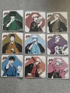 銀魂 コースター 春のぶらり旅 コンプリート 全9種　銀時　神威　沖田　土方