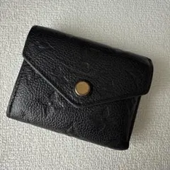 LouisVuitton　ルイヴィトン　三つ折り財布　モノグラム　アンプラント黒