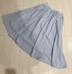 美品　ROPE' PICNIC 膝丈フレアスカート　チェック柄