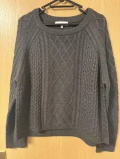 しまむら　SEASON REASON ニットM ダークブラウン