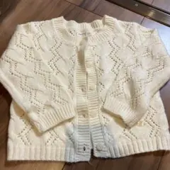 アイボリー カーディガン 95