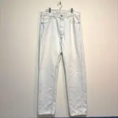【一点物】Levi's 501 00s USA製 ホワイトデニム　W36L34