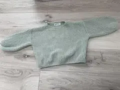 H&M ミントグリーン ニットセーター