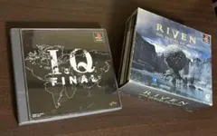 PSソフト RIVEN the sequel to myst　I.Q FINAL