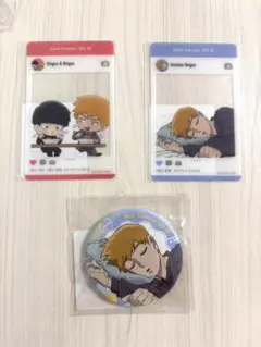 モブサイコ100 III 缶バッジ クリアカード 影山茂夫＆霊幻新隆 - メルカリ