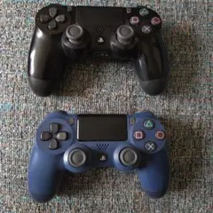 【ジャンク】PS4 ワイヤレスコントローラー デュアルショック4 2色セット